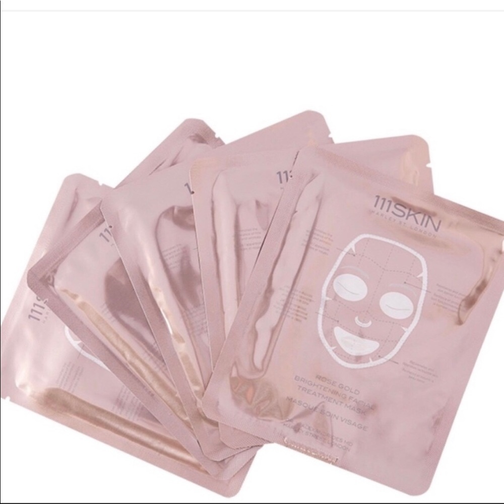 111skin rose gold brightening facial mask (5) NIB